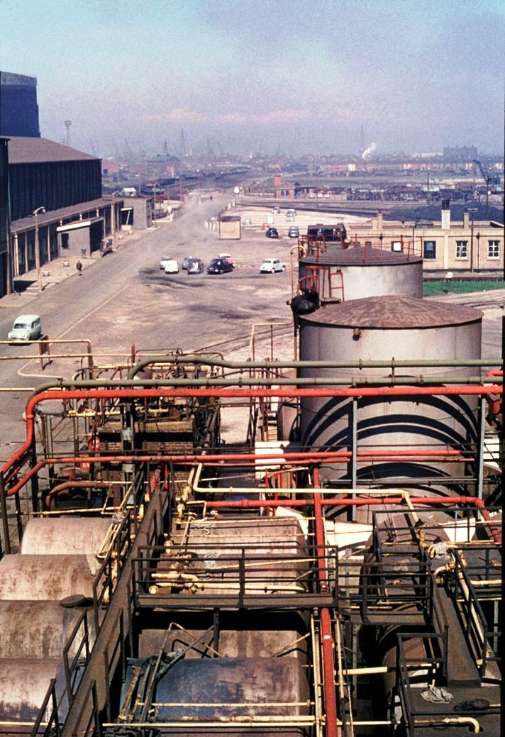 Coke Oven by-products storage.  © Frank O'Donnell 1964